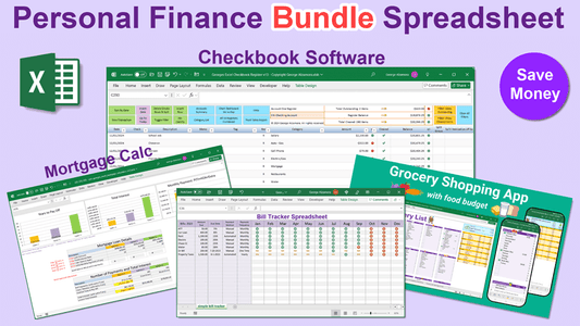 Personal Finance Bundle Spreadsheet