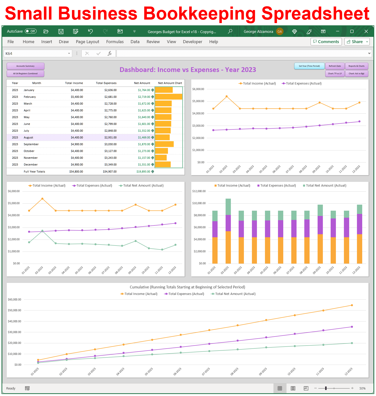 Small Business Bookkeeping Software